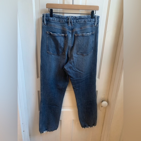 Good American Good Curve Straight Jeans Size 12 - Picture 2 of 5
